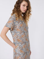 max mara printed silk crêpe de chine dress for women
