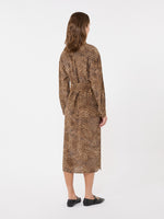 max mara printed silk crêpe de chine shirt dress for women