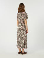 max mara printed crepe de chine dress for women