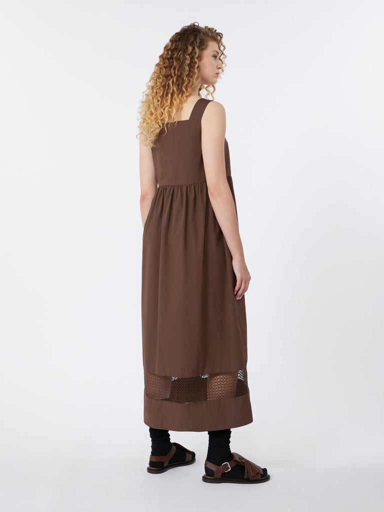 max mara cotton-poplin sleeveless dress