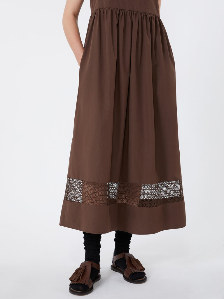 max mara cotton-poplin sleeveless dress