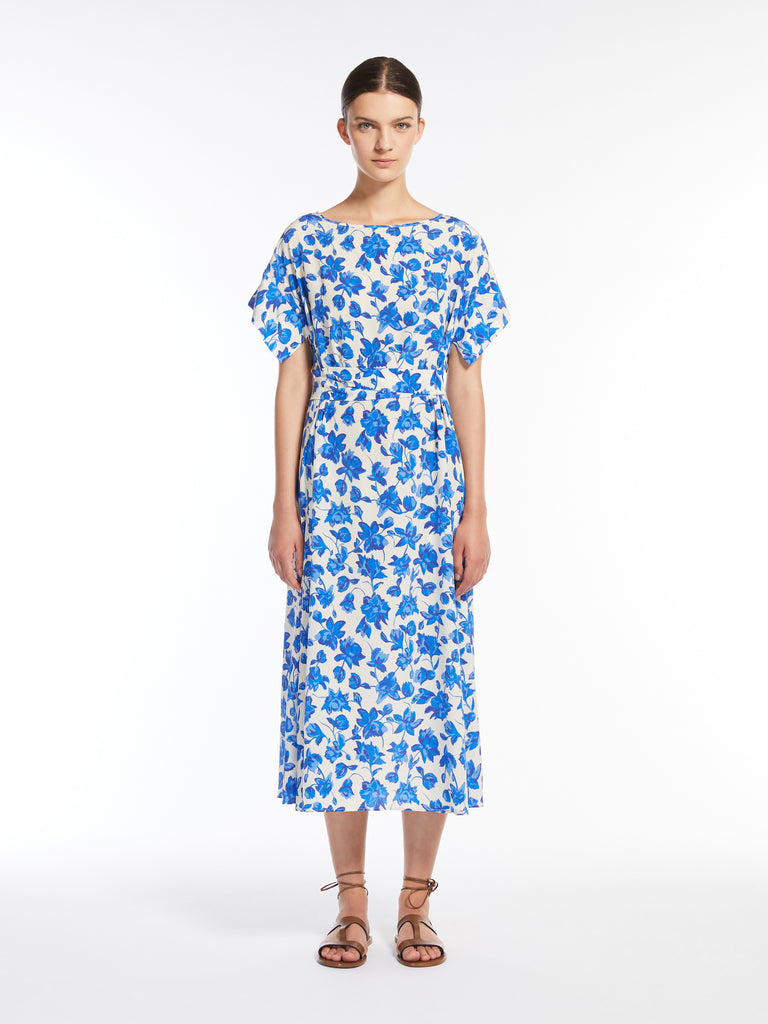 max mara silk crêpe de chine dress
