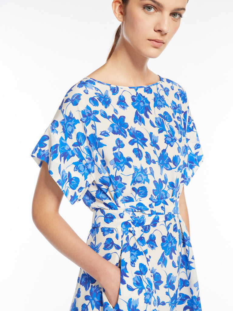 max mara silk crêpe de chine dress