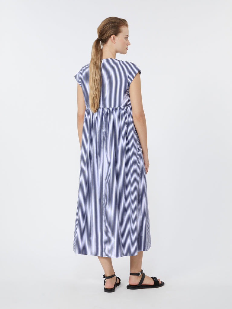 max mara cotton-poplin a-line dress