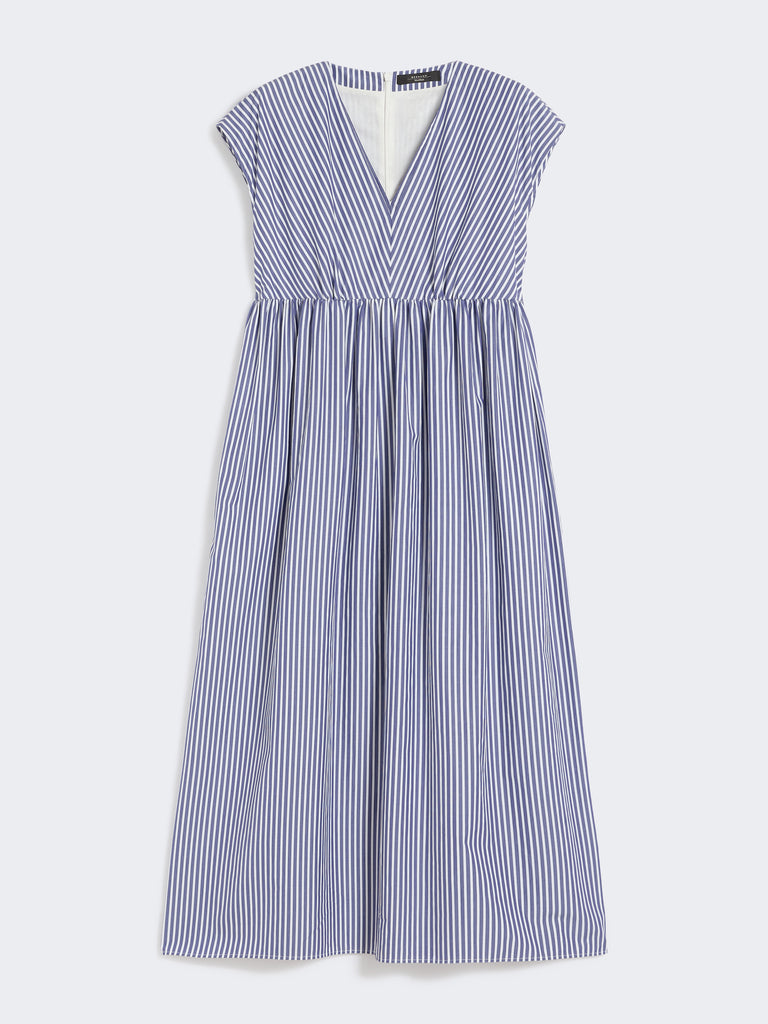 max mara cotton-poplin a-line dress