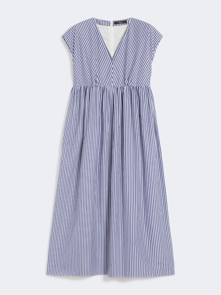 max mara cotton-poplin a-line dress