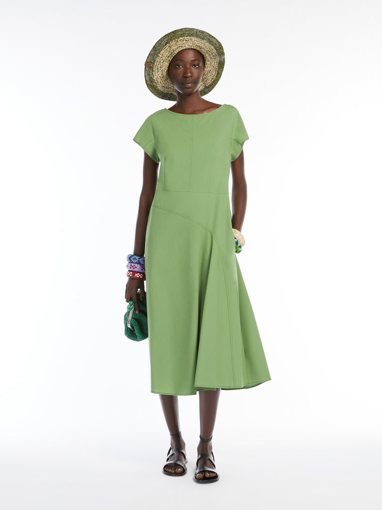 max mara poplin dress with belt