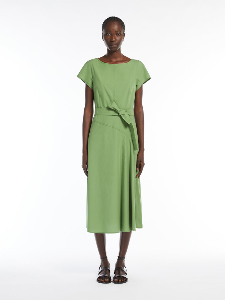 max mara poplin dress with belt