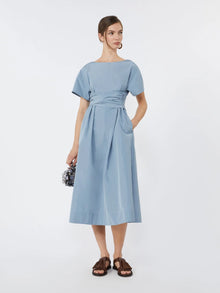max mara flared taffeta dress for women