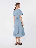 max mara flared taffeta dress for women