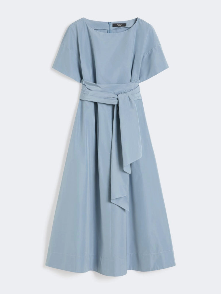 max mara flared taffeta dress