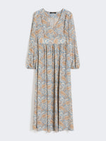 max mara printed silk dress for women