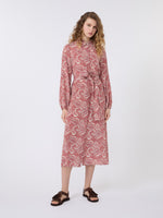 max mara printed silk shirt dress for women