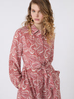 max mara printed silk shirt dress for women