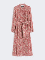 max mara printed silk shirt dress for women