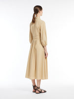 Cotton Shirt Dress for Women - Sand - Max Mara UAE