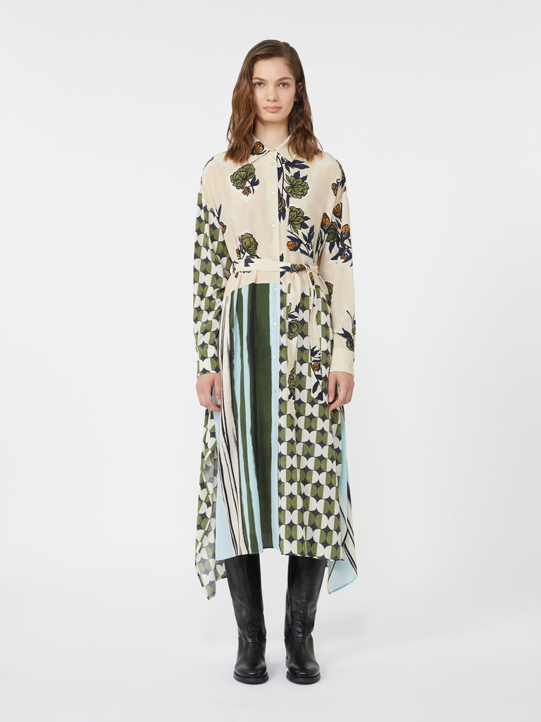 Silk crêpe de Chine dress