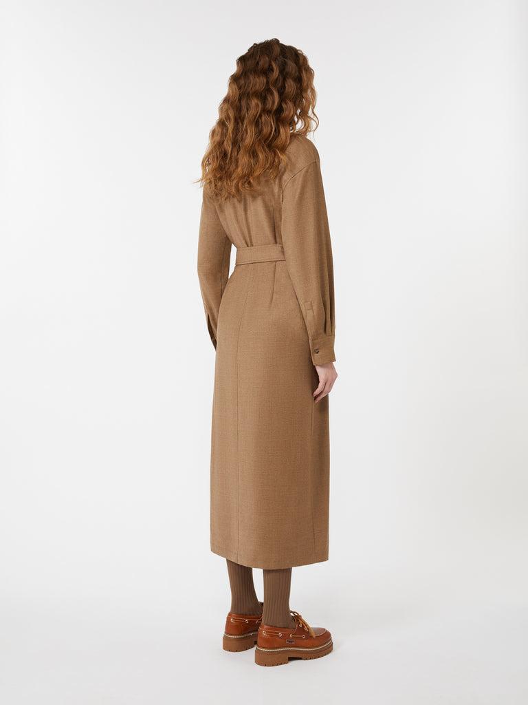 Wool flannel dress