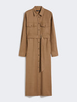 Wool flannel dress