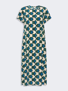 max mara printed silk t-shirt dress for women