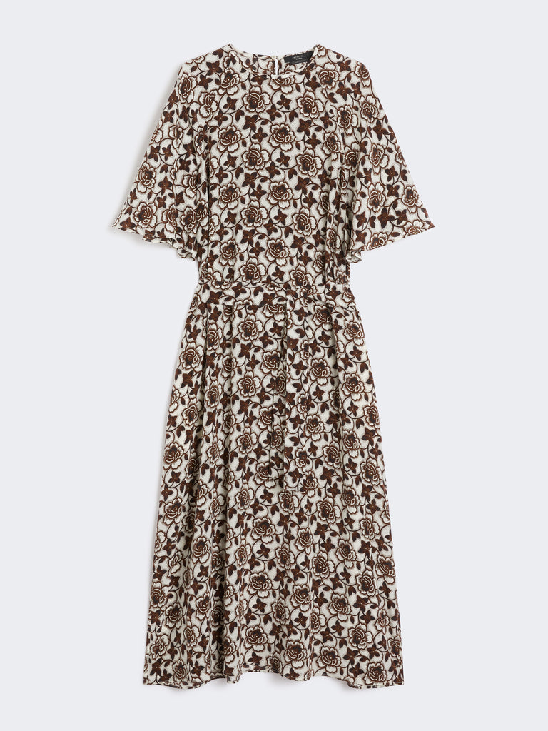max mara silk crepe de chine dress