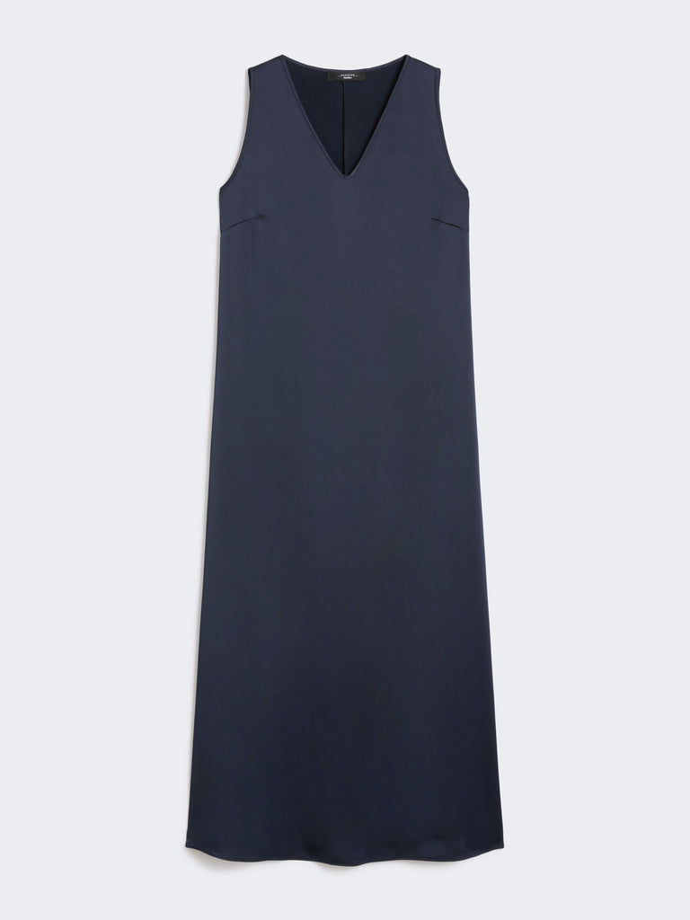 max mara flowing satin dress