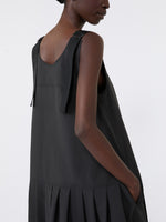 max mara sleeveless water-repellent canvas dress for women