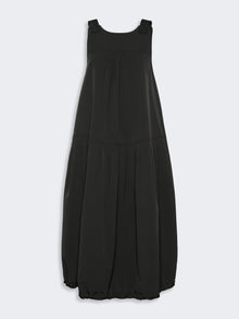 Sleeveless Water-Repellent Canvas Dress for Women - Black - Max Mara UAE