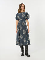 max mara printed silk crepe de chine dress for women