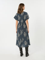 max mara printed silk crepe de chine dress for women
