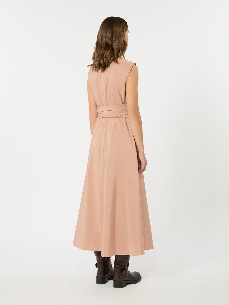 max mara flared taffeta dress