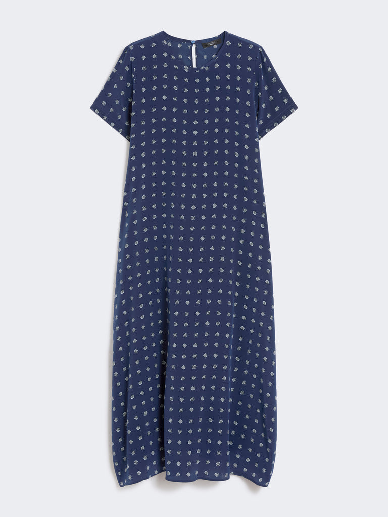 max mara printed silk t-shirt dress
