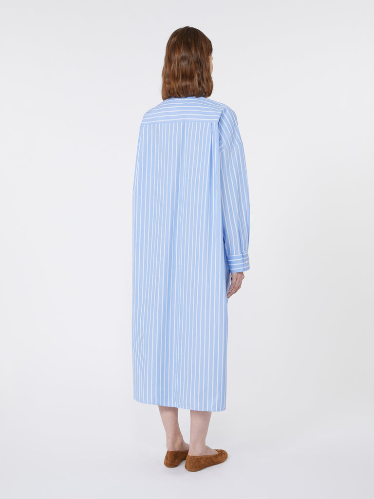 max mara long poplin shirt dress