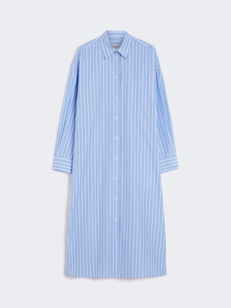 max mara long poplin shirt dress