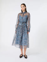 max mara printed silk shirt dress for women