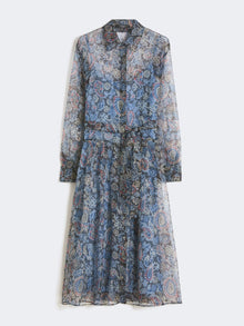 max mara printed silk shirt dress for women