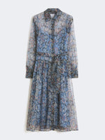 max mara printed silk shirt dress for women