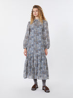 max mara voile patterned shirt dress for women