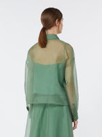 max mara silk organza shirt for women