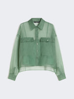 max mara silk organza shirt for women