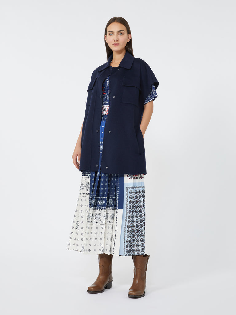 max mara wool-blend fabric jacket