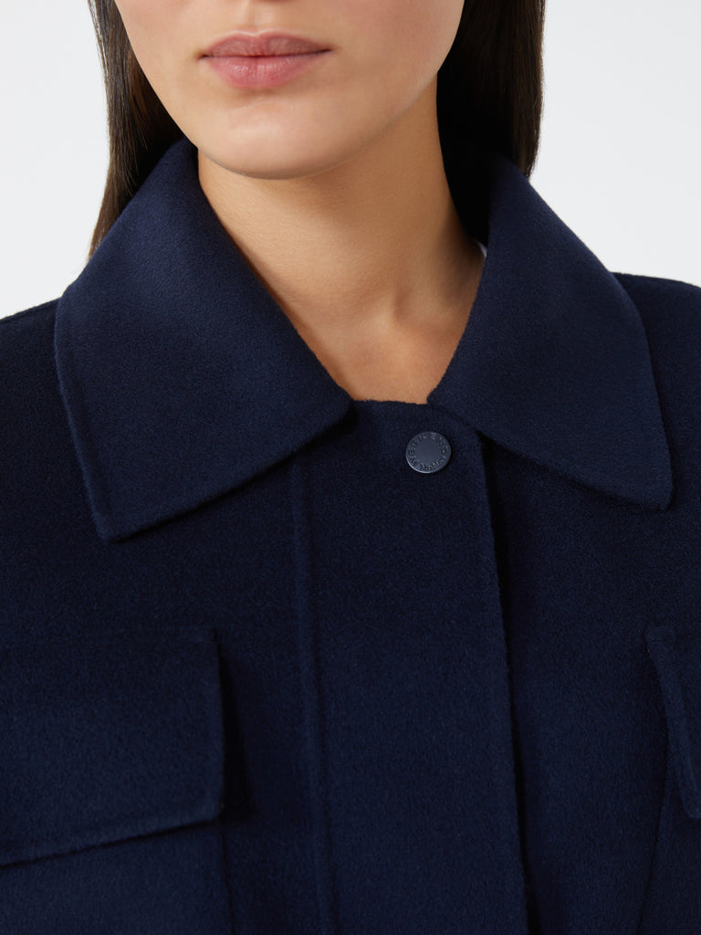 max mara wool-blend fabric jacket