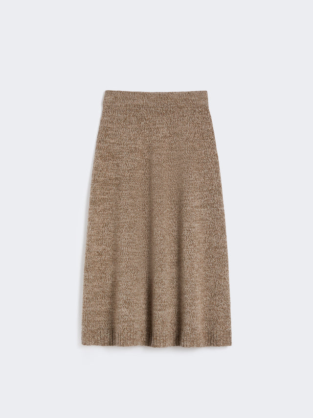 Wool knit skirt