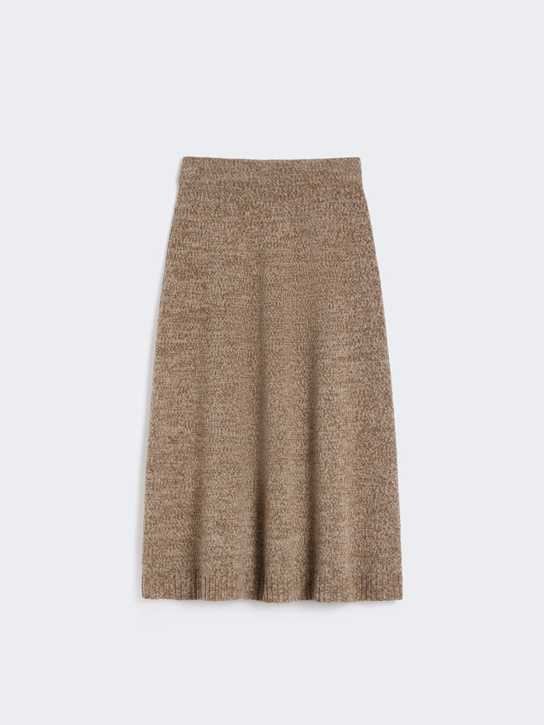 Wool knit skirt