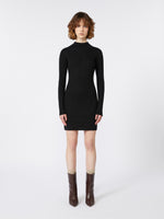 Wool And Lurex Dress for Women - Black - Max Mara UAE