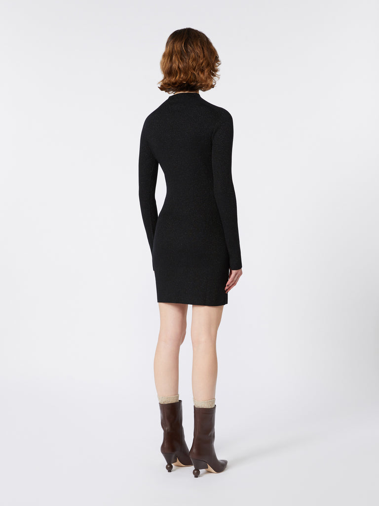 max mara wool and lurex dress