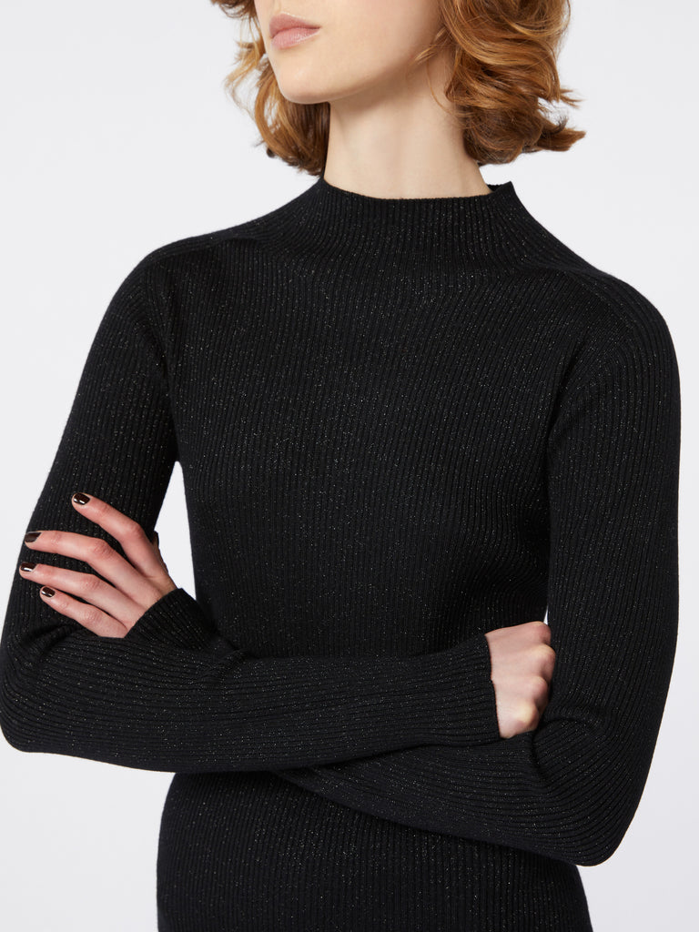 max mara wool and lurex dress