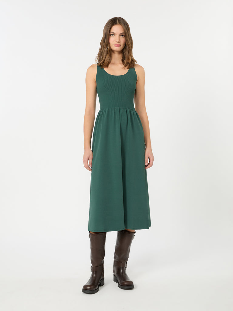 max mara long viscose yarn dress