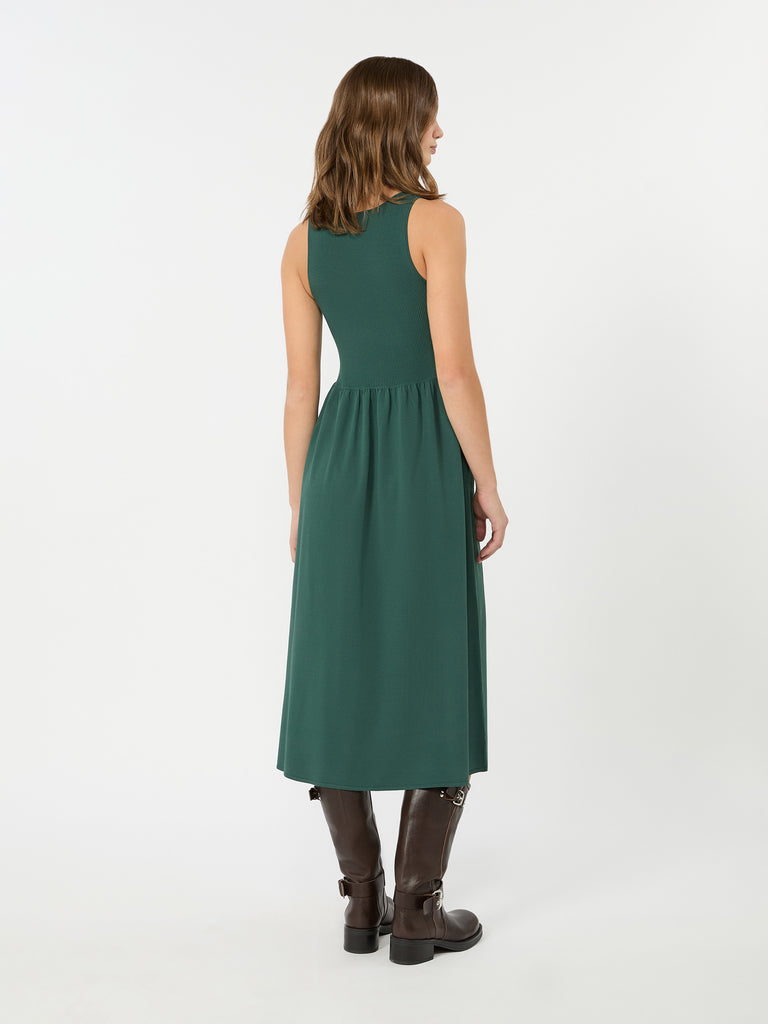 max mara long viscose yarn dress
