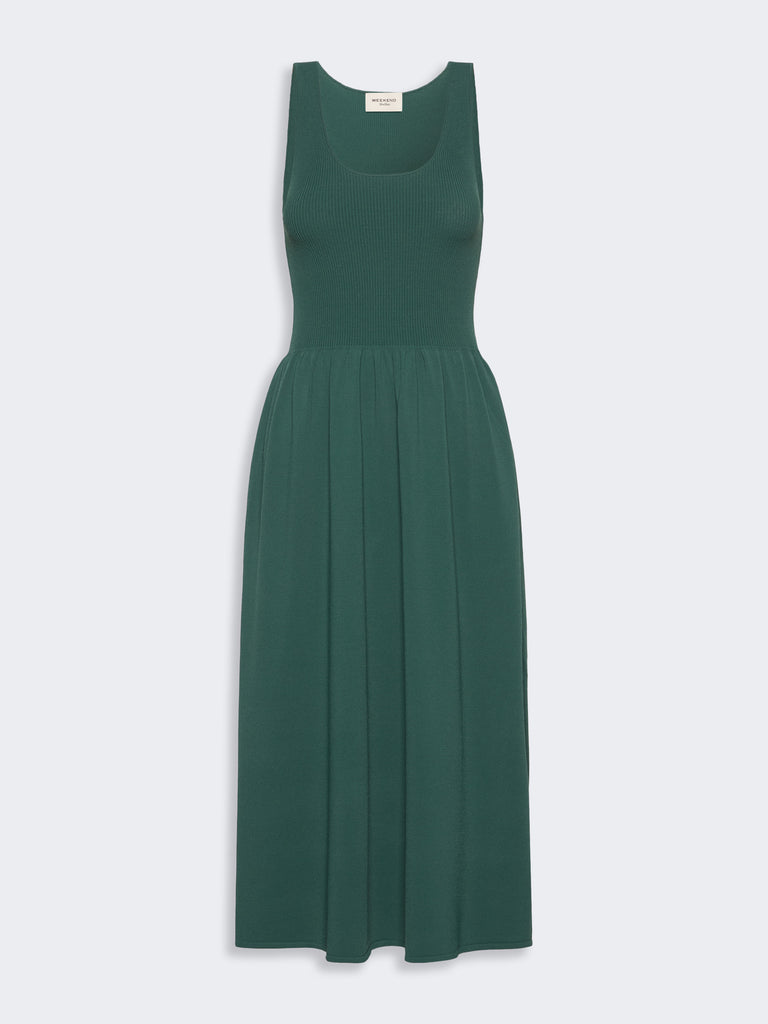 max mara long viscose yarn dress